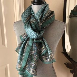 Silk Scarf from San Sebastian, Spain.  New w/tags